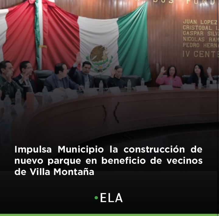 Impulsa Municipio la construcción de nuevo parque en beneficio de vecinos de Villa Montaña
