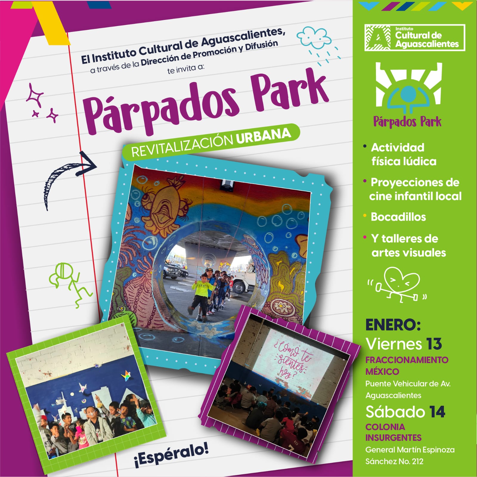 ICA invita a las y los pequeñitos a disfrutar de actividades culturales en su colonia ICA invita a las y los pequeñitos a disfrutar de actividades culturales en su colonia