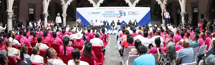 Con el programa 2×1, junto con nuestros hermanos migrantes, fortalecemos Aguascalientes: Tere Jiménez