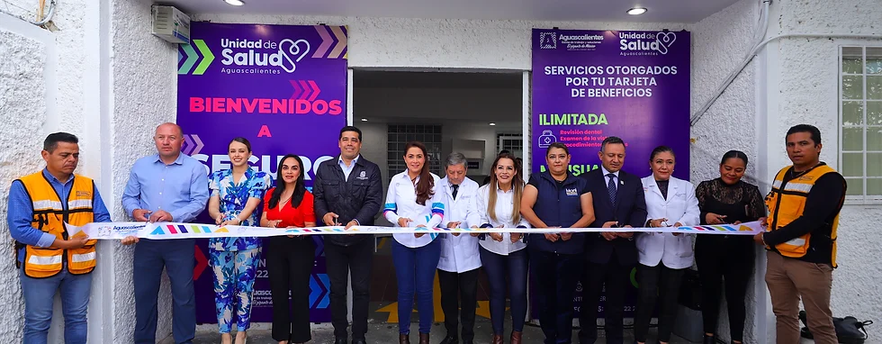 Inaugura Tere Jiménez clínica del seguro Aguascalientes en la colonia Palomino Dena
