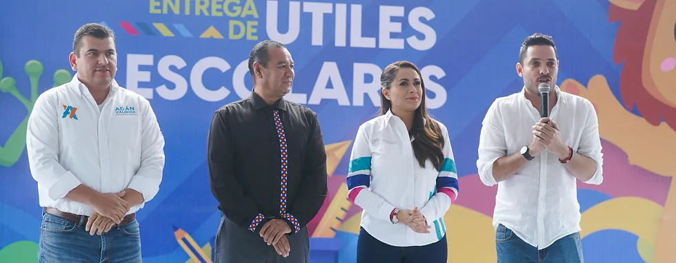 Tere Jiménez llega a Calvillo a entregar apoyos escolares