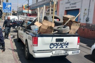 Intensifica Policía vial operativo franelero para evitar obstrucción de espacios en vía pública