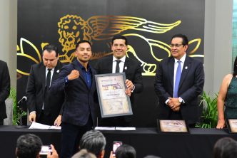 Reconoce Ayuntamiento de Aguascalientes talento deportivo con el premio al mérito Guerrero Azteca 2023