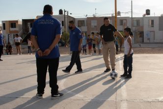 Promueve Policía Municipal el programa Cascareando por la prevención, para que más niños y jóvenes practiquen deporte Promueve Policía Municipal el programa Cascareando por la prevención, para que más niños y jóvenes practiquen deporte