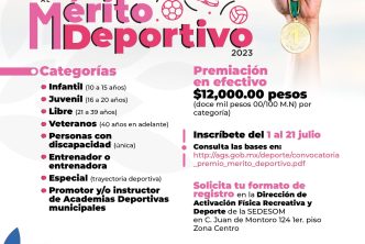 Presentan convocatoria al premio Municipal al Mérito Deportivo 2023