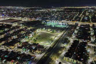 Trabaja Municipio por un Aguascalientes iluminado y seguro; se pone en marcha nuevo paso seguro