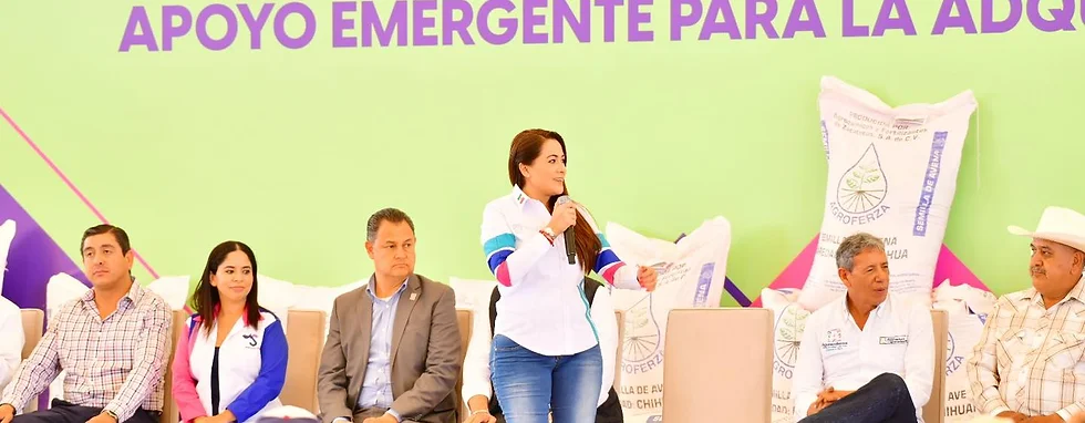 Entrega Tere Jiménez semilla de avena en apoyo a productores afectados por la Sequía Entrega Tere Jiménez semilla de avena en apoyo a productores afectados por la Sequía