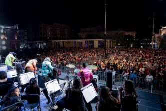 Con gran éxito iniciaron los conciertos del festival cultural por el 448 aniversario de la ciudad de Aguascalientes Con gran éxito iniciaron los conciertos del festival cultural por el 448 aniversario de la ciudad de Aguascalientes