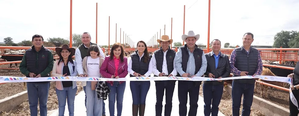 TERE JIMÉNEZ ENTREGA INFRAESTRUCTURA EN BENEFICIO DE PRODUCTORES DE AGUASCALIENTES