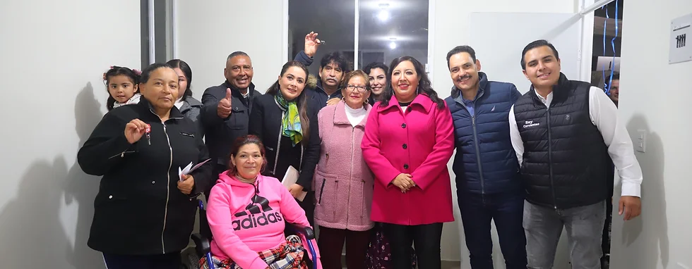 DESPUÉS DE 12 AÑOS, TERE JIMÉNEZ HACE ENTREGA DE VIVIENDAS DE TIPO SOCIAL DESPUÉS DE 12 AÑOS, TERE JIMÉNEZ HACE ENTREGA DE VIVIENDAS DE TIPO SOCIAL