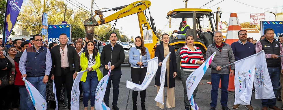 ARRANCA TERE JIMÉNEZ OBRAS DE REHABILITACIÓN CON CONCRETO HIDRÁULICO EN AV. OJOCALIENTE
