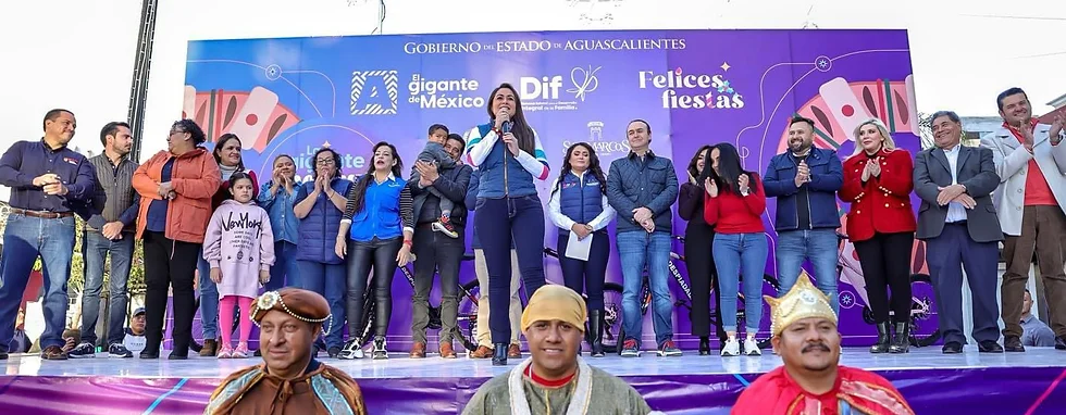COMPARTE TERE JIMÉNEZ ROSCA DE REYES GIGANTE CON LAS FAMILIAS DE AGUASCALIENTES COMPARTE TERE JIMÉNEZ ROSCA DE REYES GIGANTE CON LAS FAMILIAS DE AGUASCALIENTES
