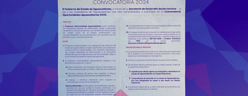 REGRESÓ EL PROGRAMA “OPORTUNIDADES”: TERE JIMÉNEZ
