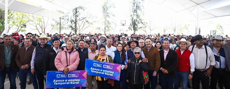 TERE JIMÉNEZ ARRANCA PROGRAMA DE EMPLEO TEMPORAL EN EL LLANO; ADICIONALMENTE ENTREGÓ OBRA PÚBLICA