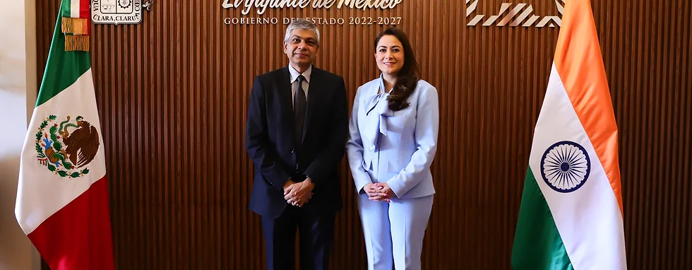 TERE JIMÉNEZ SE REÚNE CON EL EMBAJADOR DE LA INDIA EN MÉXICO