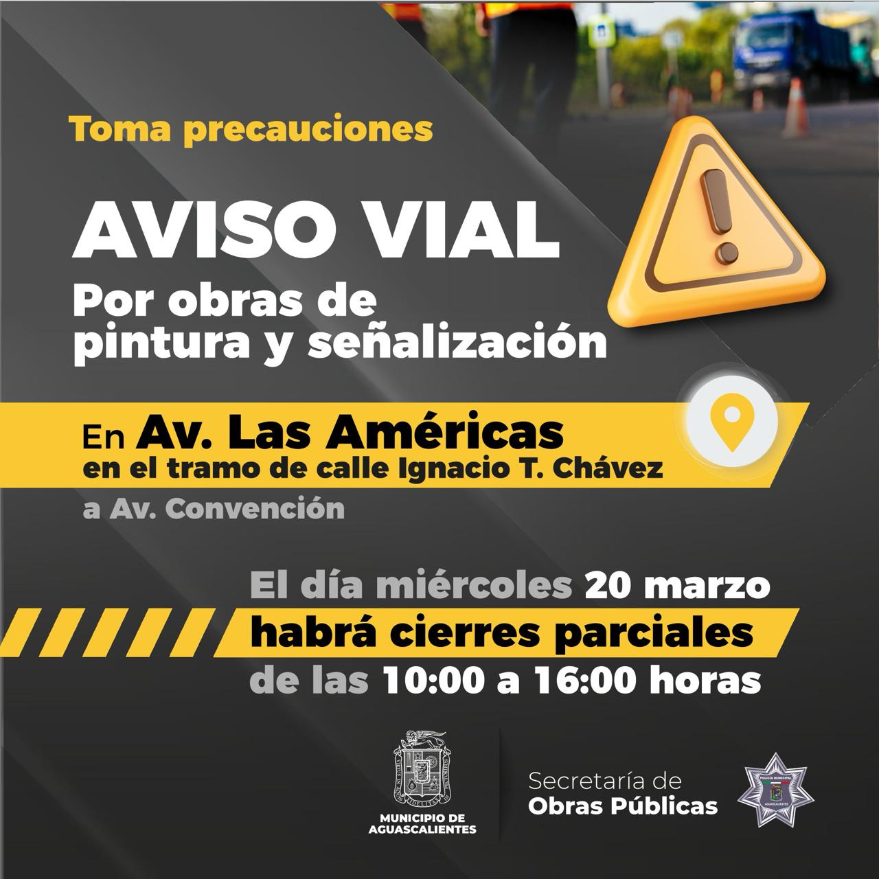 ⚠AVISO VIAL🚧👷🏻‍♂