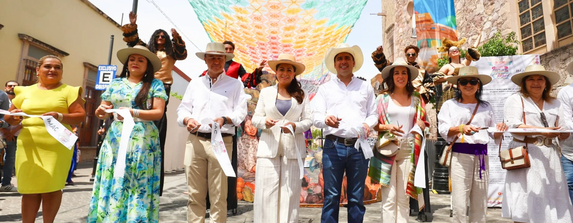 TERE JIMÉNEZ REALIZÓ EL RECORRIDO INAUGURAL DE LA FERIA NACIONAL DE SAN MARCOS 2024