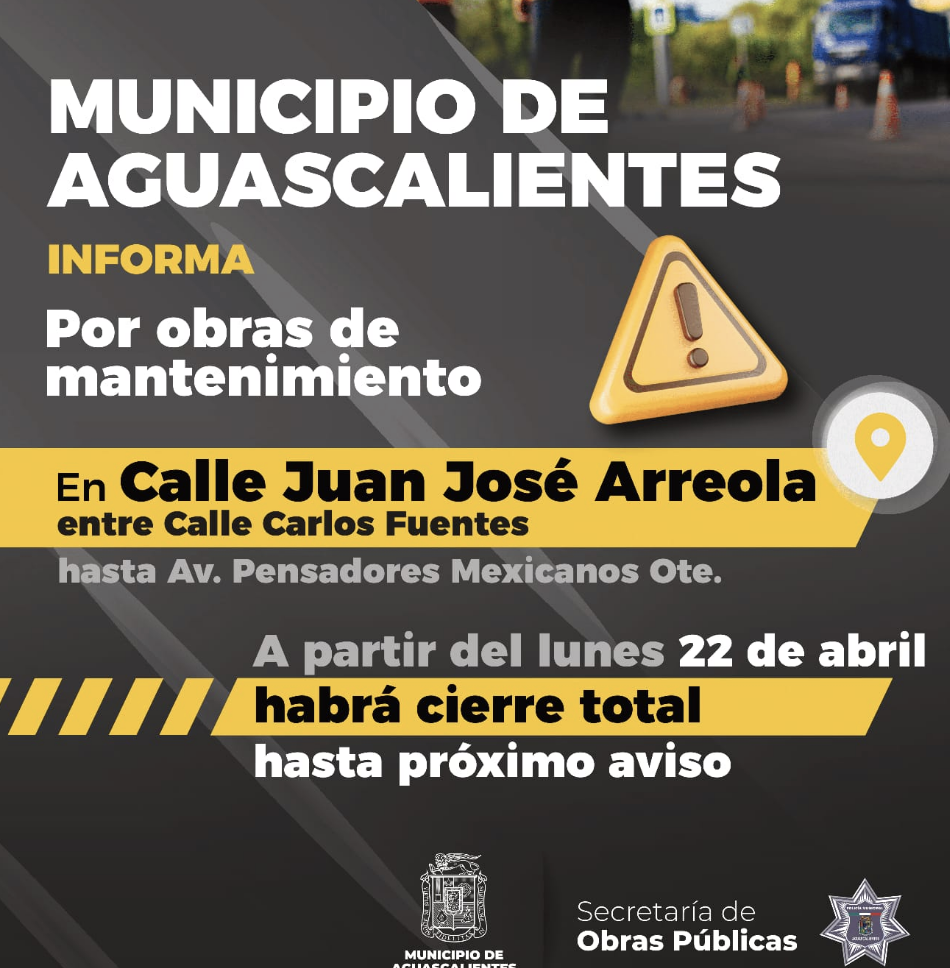 ⚠️AVISO VIAL🚧 ⚠️AVISO VIAL🚧