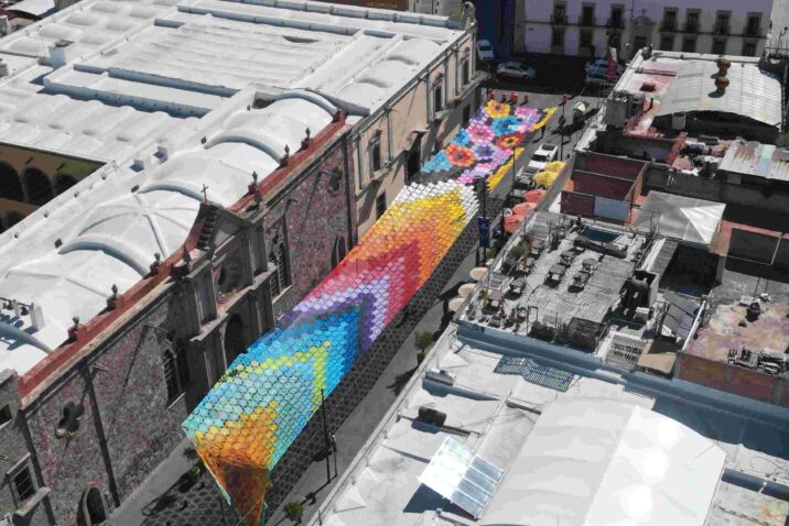 CIELO TEJIDO PARA EL CORREDOR CULTURAL CARRANZA 2024