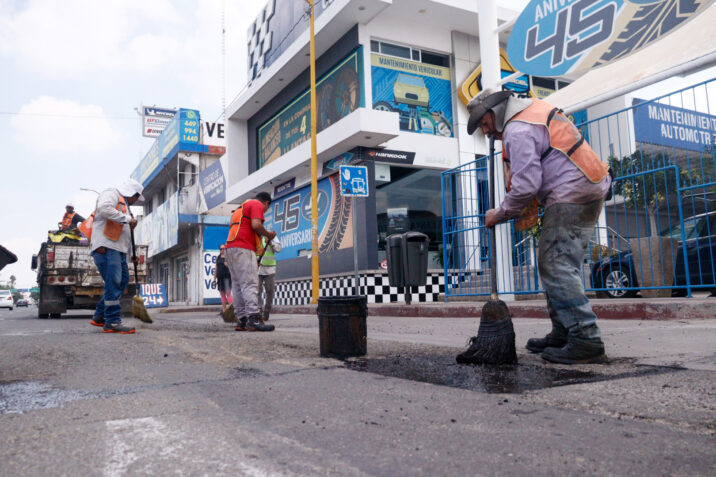 INTENSIFICA MUNICIPIO DE AGUASCALIENTES ACCIONES DE REHABILITACIÓN VIAL