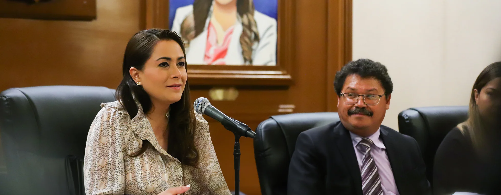 TERE JIMÉNEZ REITERA SU RESPALDO A EMPRESARIOS DEL ESTADO