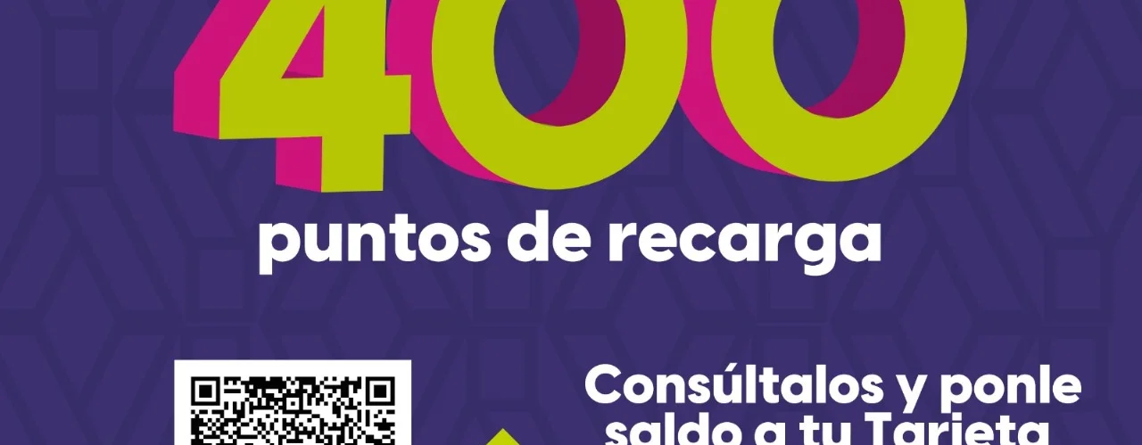 MÁS DE 400 ESTABLECIMIENTOS PARA RECARGAR LA TARJETA YOVOY