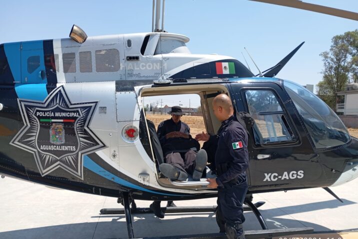 CAPACITAN AL GRUPO DE OPERACIONES ÁREAS DE LA POLICÍA MUNICIPAL EN EVACUACIÓN AEROMÉDICA DE PERSONAS LESIONADAS