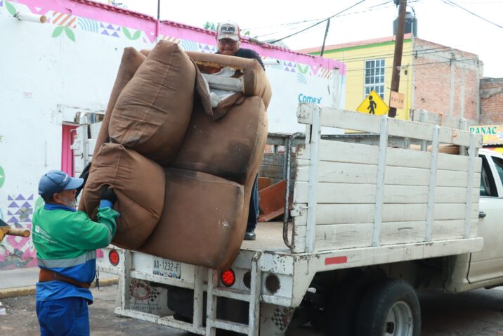 ARRANCA MUNICIPIO DE AGUASCALIENTES PROGRAMA DE RECOLECCIÓN DE MUEBLES DE DESECHO
