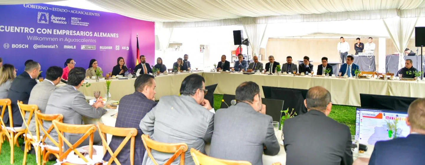 SE REÚNE TERE JIMÉNEZ CON EMPRESARIOS ALEMANES; FORTALECEN LAZOS DE COLABORACIÓN EN BENEFICIO DE AGUASCALIENTES