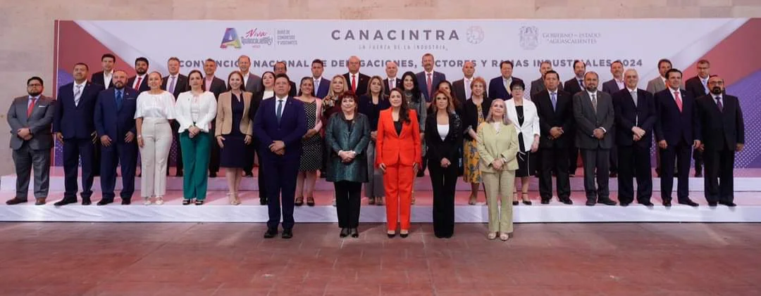 RECONOCE CANACINTRA LA ESTABILIDAD ECONÓMICA DE AGUASCALIENTES EN SU CONVENCIÓN NACIONAL