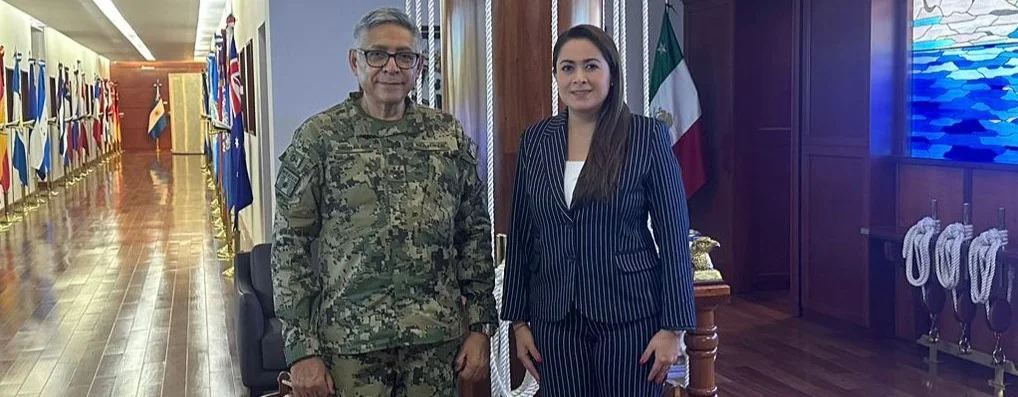 SE REÚNE TERE JIMÉNEZ CON EL ALMIRANTE RAYMUNDO PEDRO MORALES ÁNGELES, SECRETARIO DE MARINA SE REÚNE TERE JIMÉNEZ CON EL ALMIRANTE RAYMUNDO PEDRO MORALES ÁNGELES, SECRETARIO DE MARINA