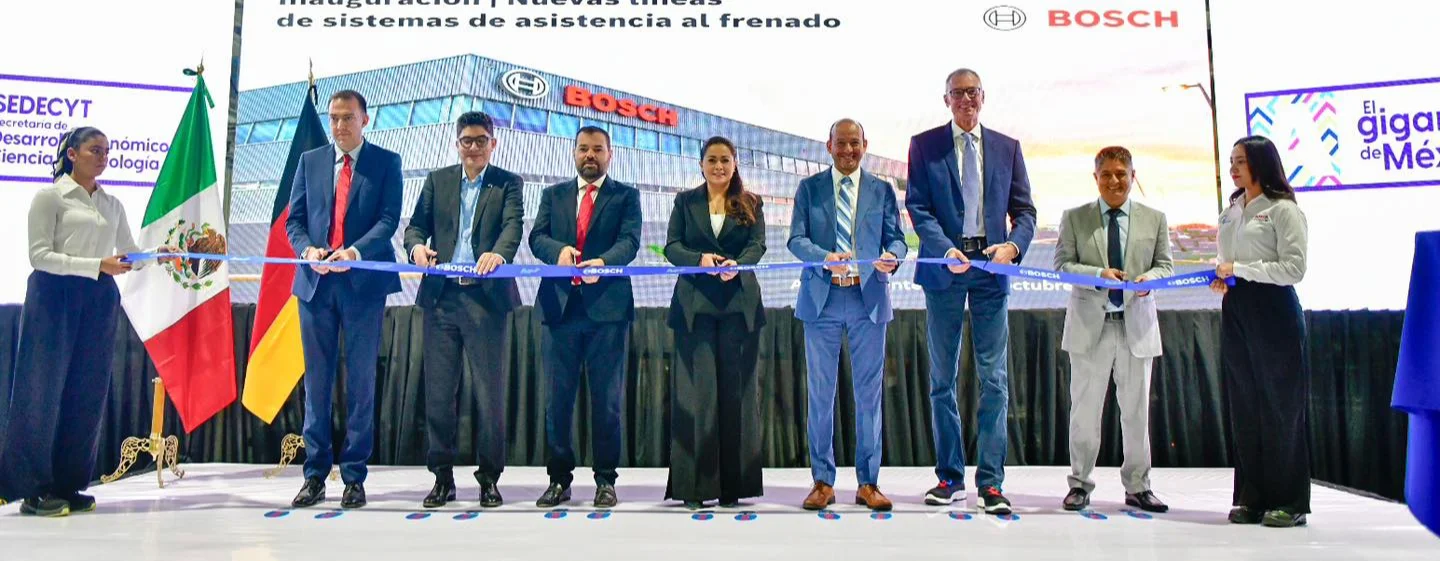 CON UNA INVERSIÓN DE 4 MIL 400 MILLONES DE PESOS, TERE JIMÉNEZ INAUGURA NUEVAS LÍNEAS DE PRODUCCIÓN EN BOSCH AGUASCALIENTES