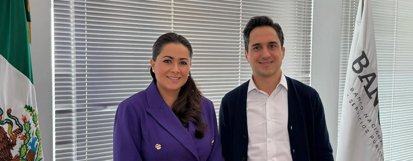 TERE JIMÉNEZ SE REÚNE CON DIRECTOR GENERAL DE BANOBRAS PARA REVISAR PROYECTOS DE INVERSIÓN EN INFRAESTRUCTURA