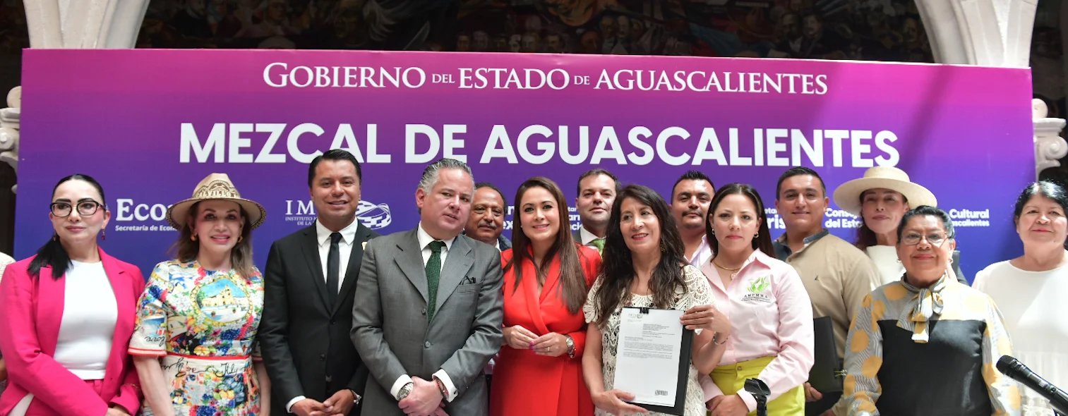 AGUASCALIENTES OBTIENE DENOMINACIÓN DE ORIGEN MEZCAL, ANUNCIA TERE JIMÉNEZ