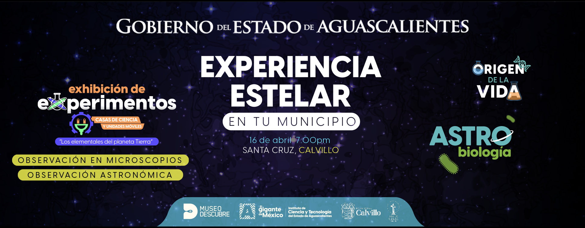 INVITAN A VER LAS ESTRELLAS DESDE LA SANTA CRUZ EN CALVILLO ESTE 16 DE ABRIL; EL EVENTO ES GRATUITO INVITAN A VER LAS ESTRELLAS DESDE LA SANTA CRUZ EN CALVILLO ESTE 16 DE ABRIL; EL EVENTO ES GRATUITO
