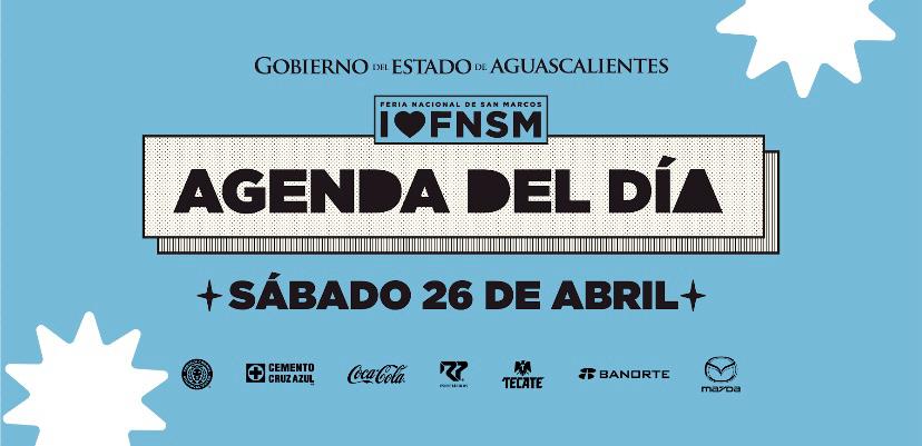 Agenda 26 de abril para la FNSM 2025