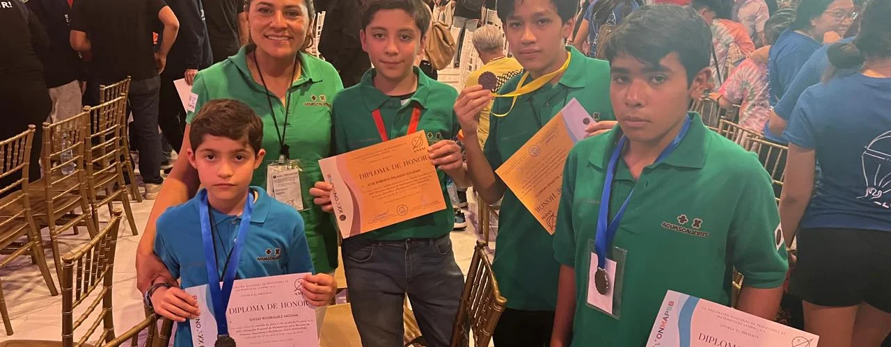 ESTUDIANTES DE AGUASCALIENTES GANAN CINCO MEDALLAS EN LA OLIMPIADA NACIONAL DE MATEMÁTICAS