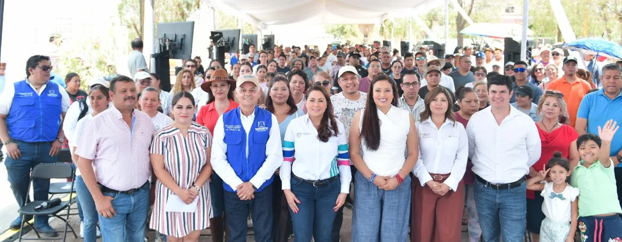 CON UNA INVERSIÓN SUPERIOR A LOS 8.6 MILLONES DE PESOS, TERE JIMÉNEZ ENTREGA NUEVO POZO DE AGUA POTABLE EN SANTA ISABEL, PABELLÓN DE ARTEAGA