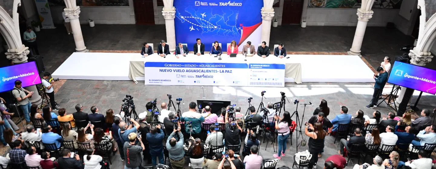 NUEVO VUELO AGUASCALIENTES LA PAZ FORTALECERÁ LA CONECTIVIDAD NACIONAL E INTERNACIONAL NUEVO VUELO AGUASCALIENTES LA PAZ FORTALECERÁ LA CONECTIVIDAD NACIONAL E INTERNACIONAL