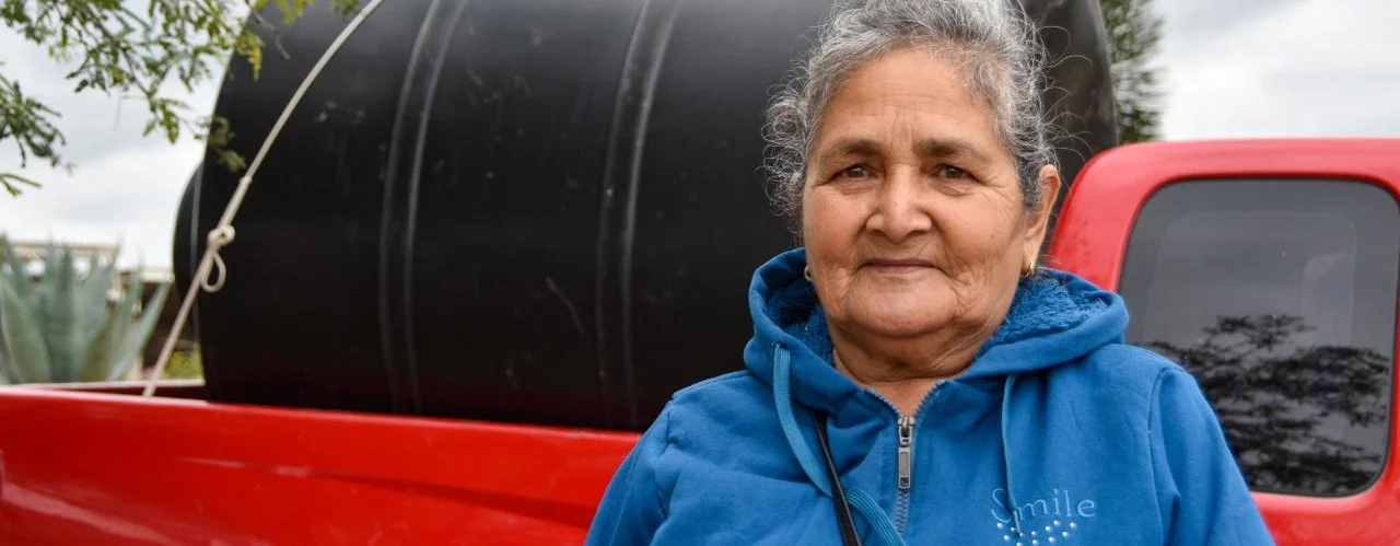 GOBIERNO DEL ESTADO APOYA A PEQUEÑOS PRODUCTORES PARA ADQUIRIR CISTERNAS QUE LES PERMITAN ALMACENAR AGUA