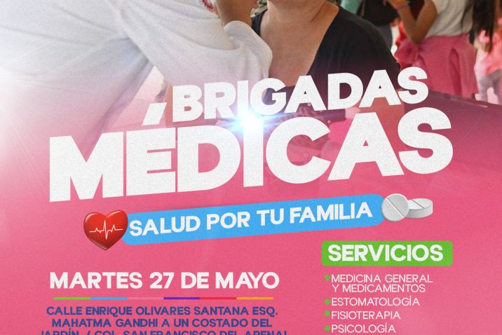 EFECTUARÁ DIF MUNICIPAL BRIGADAS MÉDICAS EN SAN FRANCISCO DEL ARENAL Y EL FRACCIONAMIENTO GÓMEZ PORTUGAL