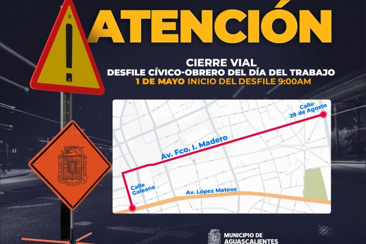 POLICÍA VIAL DESPLEGARÁ OPERATIVO CON MOTIVO DEL DESFILE DEL 1 DE MAYO