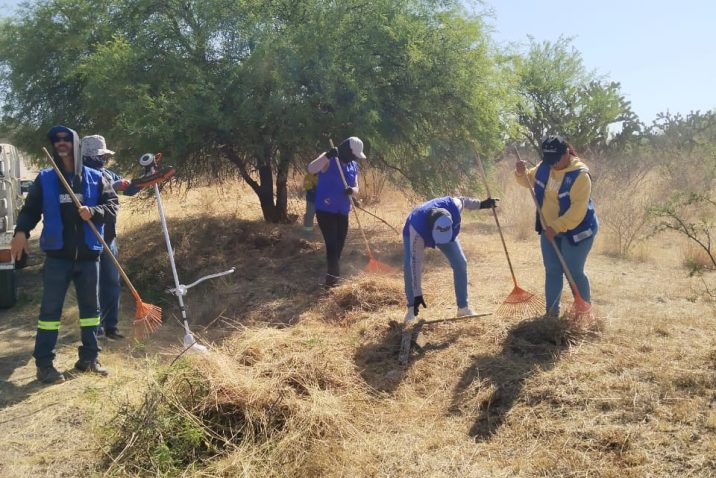 LLEVÓ A CABO MUNICIPIO JORNADA DE PREVENCIÓN Y MANTENIMIENTO EN EL ÁREA NATURAL PROTEGIDA EN COBOS
