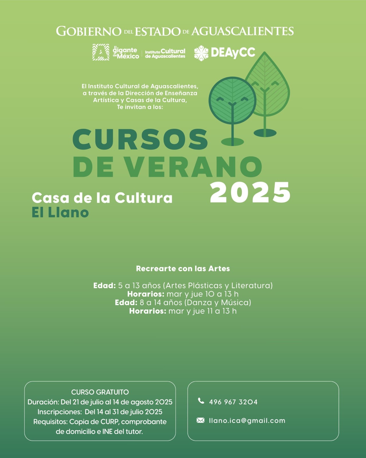 INSCRÍBETE A LOS CURSOS DE VERANO DEL INSTITUTO CULTURAL DE AGUASCALIENTES, HAY OPCIONES PARA TODAS LAS EDADES