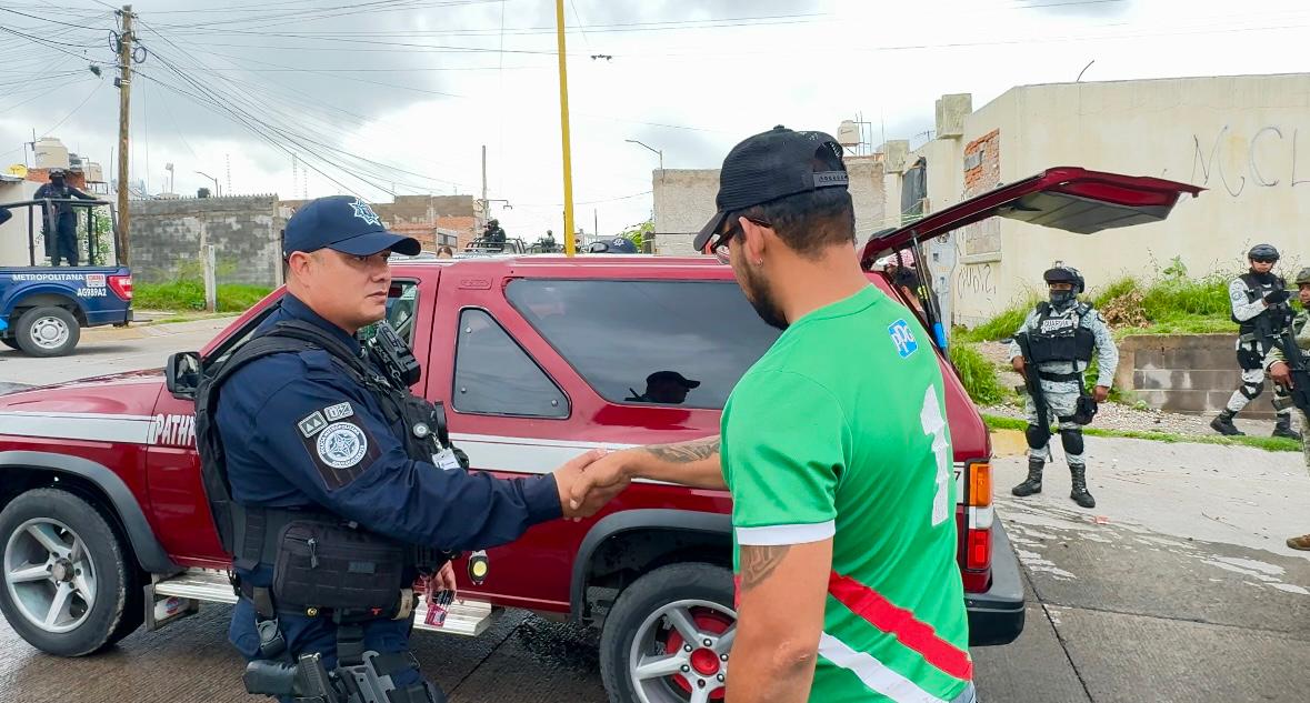 REFUERZAN SEGURIDAD EN AGUASCALIENTES CON OPERATIVOS CONJUNTOS POLICÍA ESTATAL, GUARDIA NACIONAL Y EJÉRCITO