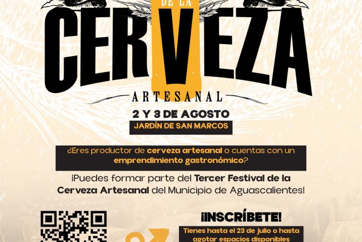INVITA MUNICIPIO AL TERCER FESTIVAL DE LA CERVEZA ARTESANAL QUE SE REALIZARÁ 2 Y 3 DE AGOSTO