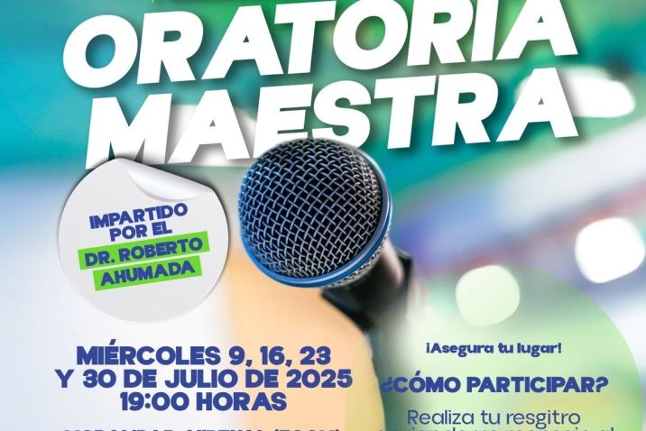 IMJUVA INVITA A TALLER VIRTUAL DE ORATORIA MAESTRA EN LÍNEA IMJUVA INVITA A TALLER VIRTUAL DE ORATORIA MAESTRA EN LÍNEA