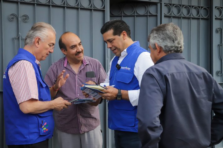 MUNICIPIO Y VECINOS DE VILLA TERESA EVALÚAN ACCIONES PARA MEJORAR EL ENTORNO