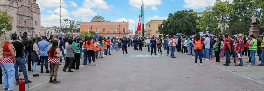 PARTICIPA AGUASCALIENTES EN SIMULACRO NACIONAL 2025; LLAMAN A FOMENTAR LA CULTURA DE PROTECCIÓN CIVIL