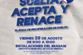 INVITA MUNICIPIO A LA PLÁTICA DE RECUPERACIÓN DE DUELOS “SUELTA, ACEPTA Y RENACE”